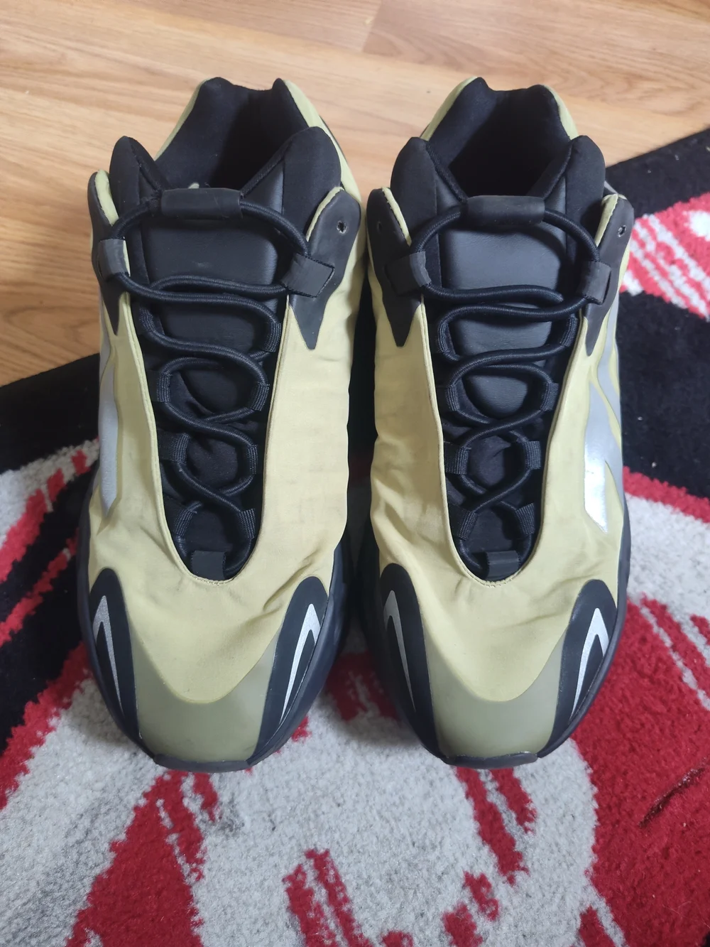 Yeezys adidas Men's Sneakers in Olive Green and Black